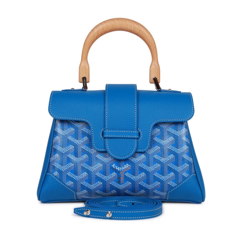 Goyard Saigon Souple mini bag sky blue